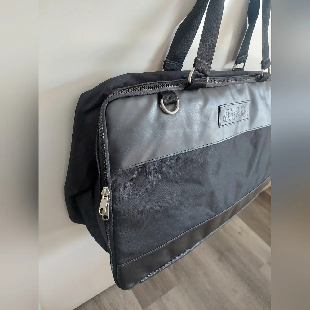 Harley-Davidson Duffle bag zip around Brandnew Moto Travel Canvas Leather